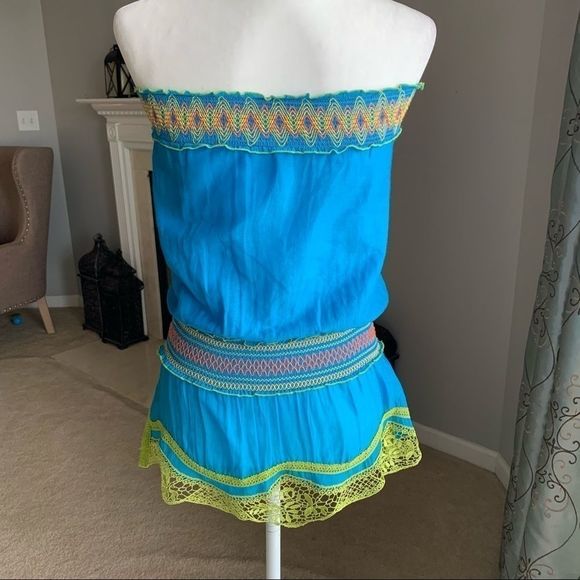 EUC Hale Bob Stitches and Sequins Boho Top - Picture 8 of 16